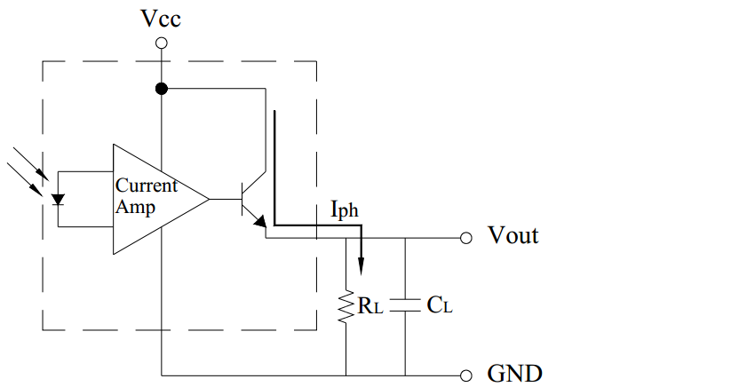 ALS-PDIC17-77C/TR8环境光线感应器应用电路图